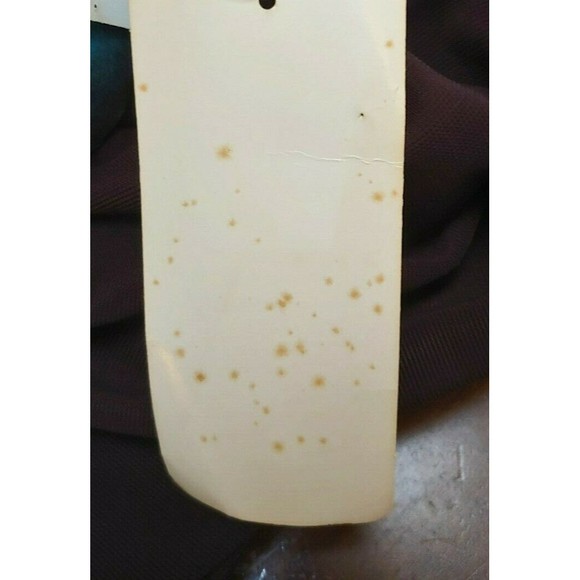 Vtg Linda Segal Jacket 12 Brown Blue Cropped Full Zip Shoulder Pads Large - Picture 10 of 10